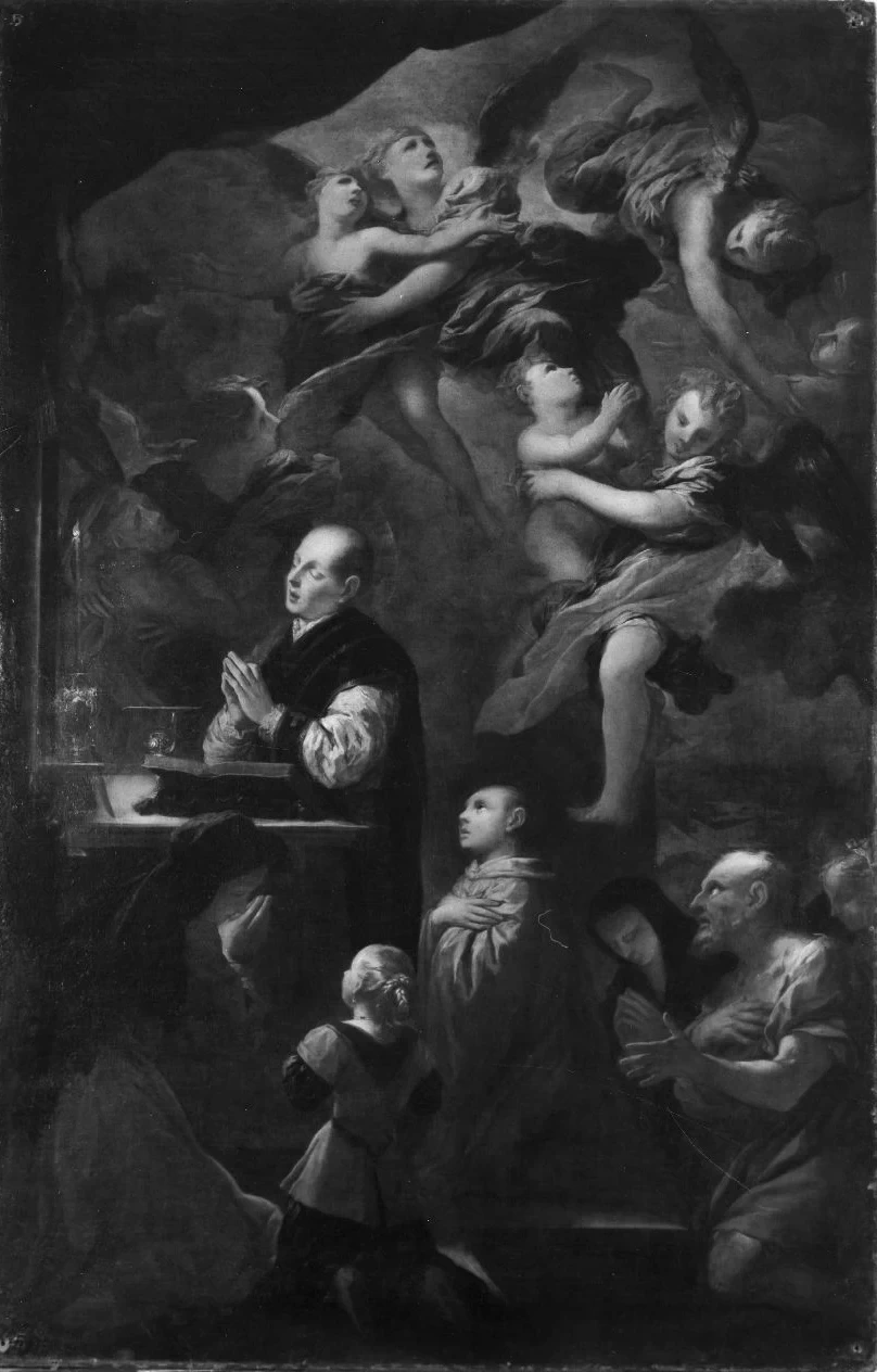 Pier Dandini - visione di San Bernardo mentre celebra la messa, Firenze
